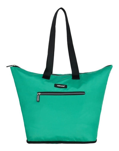 Verage Foldaway Medium Folding Bag with RFID Protection Green 0