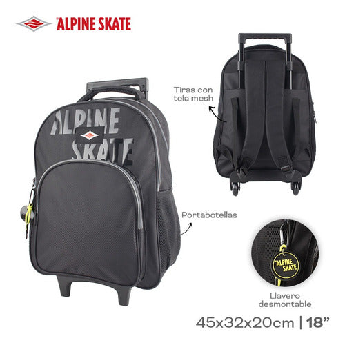 Alpine Skate Original School Cart Backpack 2