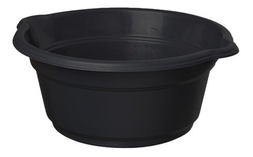 Round Plastic Basin with Handle for Laundry Cleaning 36