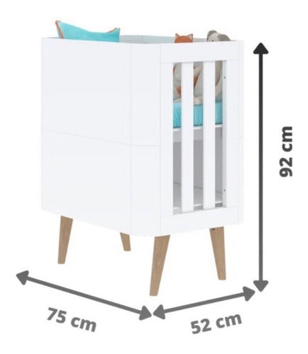 Agatha 3 In 1 Evolutive Crib - Arctic 1