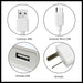 Fast Charge Micro USB Charger 2 USB 3.1A Cable 1.2m Full 4