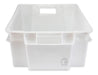 Set of 2 Stackable and Nestable Reinforced 30L Bins 9522 6