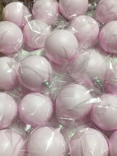 Naviplas Christmas Ornaments 7cm Pastel Pink X 90 Und For Customization 2