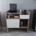 Vinyl Record Player and Albums Table Furniture with Shelf In Stock 35