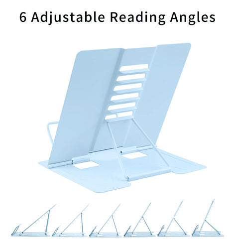 Adjustable Metal Desk Book Stand for Books - 10 3