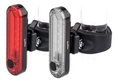 Nisuta Multifunction Red and White LED Bike Light Combo 0