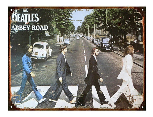 Club del Poster The Beatles Metal Sign 30x40cm 0