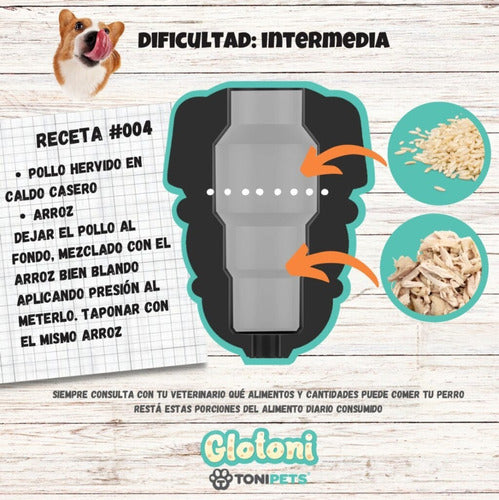 Juguete Rellenable Para Perro Glotoni / Tamaño Xl 3