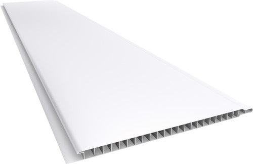 Pack of 10 3m White PVC Tongue and Groove Panels 200x10mm 0