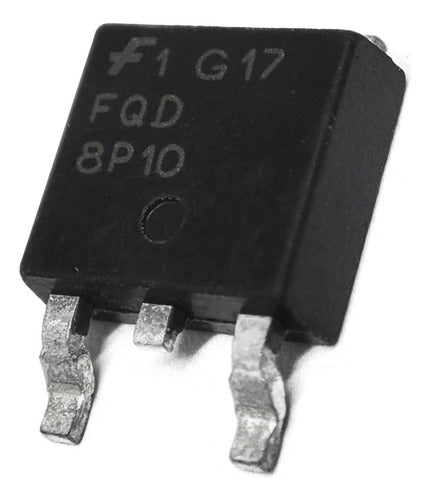 ((( 5 Peças ))) Mosfet Smd Fqd8p10 8p10 6.6a 100v Pnp To252 0