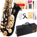 Saxofon Alto Negro Glory Con Funda Y Accesorios (xmp) (2j7k) 0