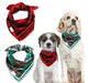 Alodidae Dog Bandana Christmas Triangular Bibs 0