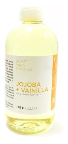 Biobellus Jojoba and Vanilla Massage Oil 500 ml 0
