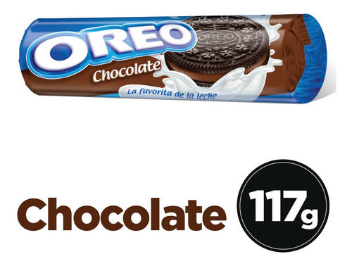 Oreo Chocolate Cookies Pack of 24 Units 118g 0