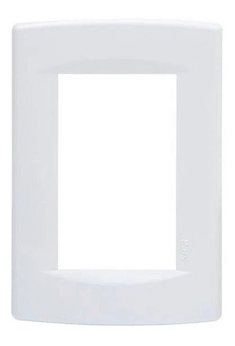Sica Life Pure White 3-Module Light Cover 10x5 White 0