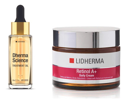 Lidherma Kit Retinol A+ Daily Cream + Dherma Science Oil 0