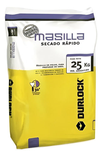 Durlock Masilla En Polvo - Secado Rápido - 25kg 0