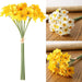 Dniebw 12 Piezas Narcisos Flores Artificiales 15,7 Flores 2