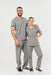 Suedy Medical Uniform V-Neck Set in Arciel Fabric 66