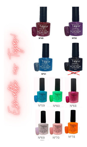 Tejar 12 UV Semi-Permanent Nail Polish 9ml - Lefemme 2