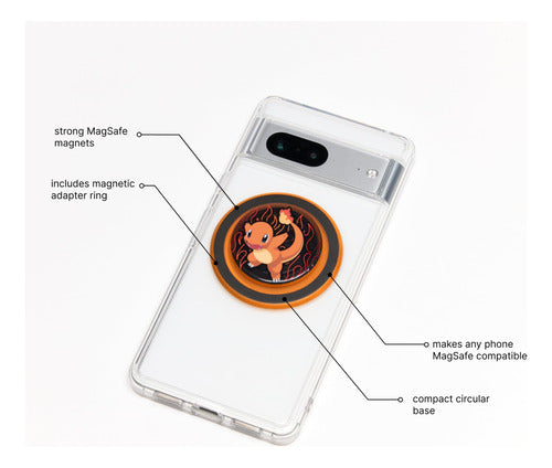 Popsocket Popgrip Anillo Soporte P/celulartablet Charmander 1