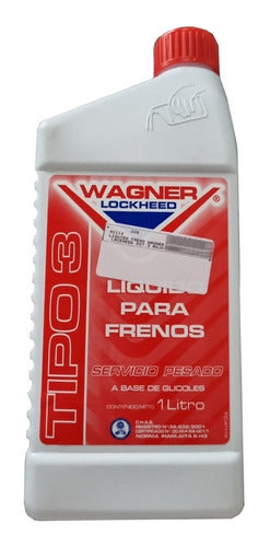 Wagner Lockheed Brake Fluid DOT 3 1 Liter 0