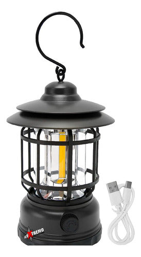 Alextremo.uy Retro LED Lantern X2 - Stylish Patio and Garden Decoration 6