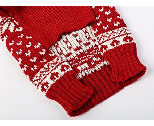 Lanyar Classic Red Holiday Sweater for Dogs and Cats 6