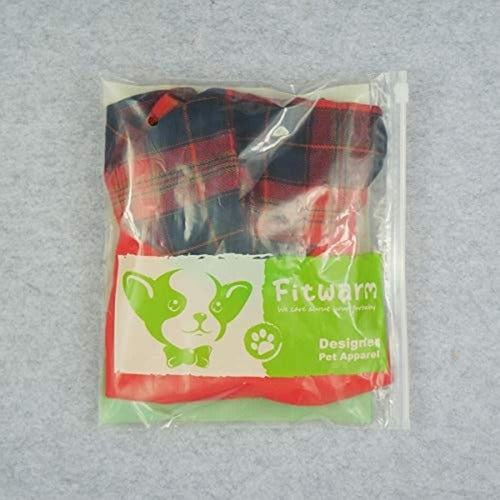 Fitwarm Plaid Shirts for Dogs - Dog Sweatshirts 3