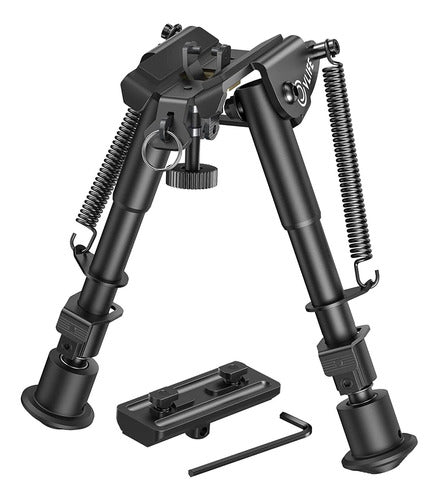 Bipode Cvlife Para Rifle Con Adaptador Para Riel M - Negro 0