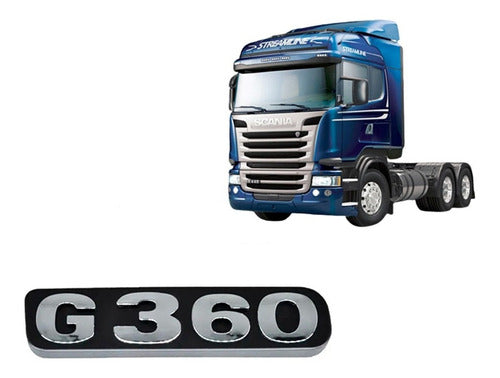 Emblema De Potência Moderno Scania S5 G360 2010 2011 2012 0