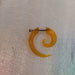 Acrylic Steel Spiral Fake Expander Horn Earrings Piercing 3-4 cm 117