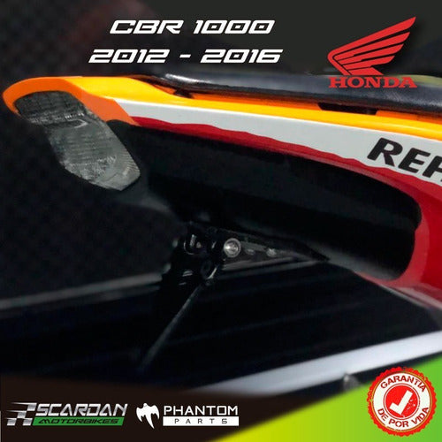 Portapatente Rebatible Fender Honda Cbr 1000 Rr 12-16 Phanto 2