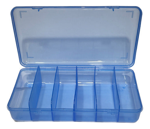 Genérica Caja Organizadora 6 Compartimentos 21 X 11 X 4.5 Cm Pesca 0