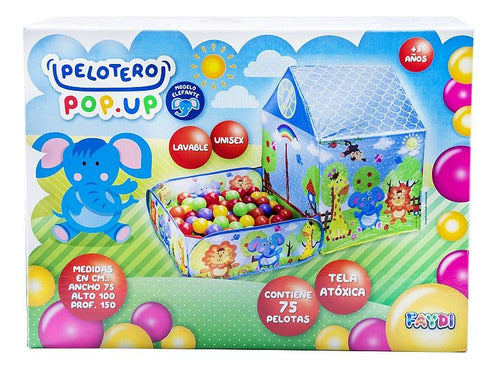 Faydi Elephant Pop-Up Ball Pit With 75 Balls FD277950 1