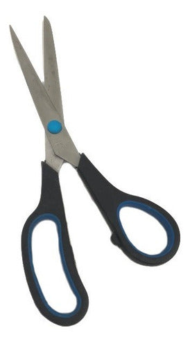 Large Steel Scissors 23cm Black with Red 3