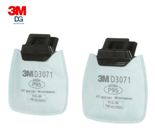 3M™ Filtro De Partículas Secure Click D3071, P95, x PAR 0