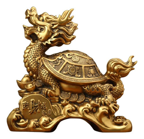 Fortune Turtle Dragon YMJ 07 by Casa Fortuna - 37x20x36 Cms 0