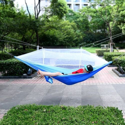 Yaetact Outdoor Hammock with Mosquito Net and Free Tree 1