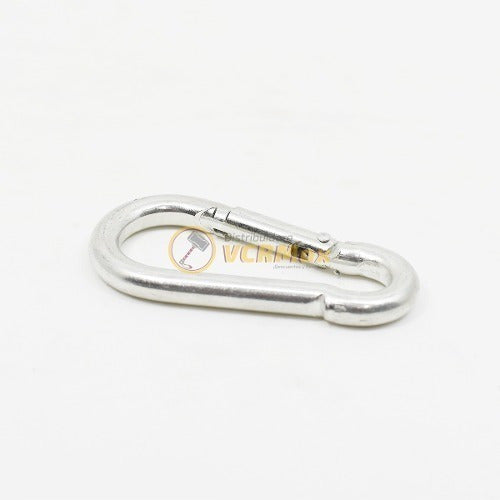 Set of 10 Reinforced Galvanized Steel Firefighter Carabiners 8x80mm 4