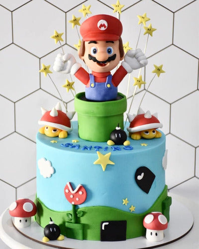 Que Pena Cortarla Mario Bros Decorated Cakes 1