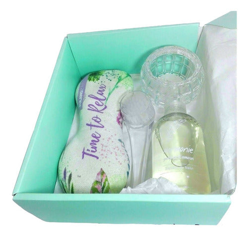 **Relaxation Gift Set – Jasmine Aroma Zen Spa Kit N41 Enjoy It** - Set Box Relax Regalo Aroma Jazmín Kit Zen Spa N41 Disfrutalo
