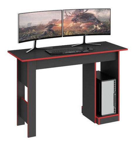 MUNDO MUEBLES Basic Gaming PC Desk for Laptop and Office Work 0