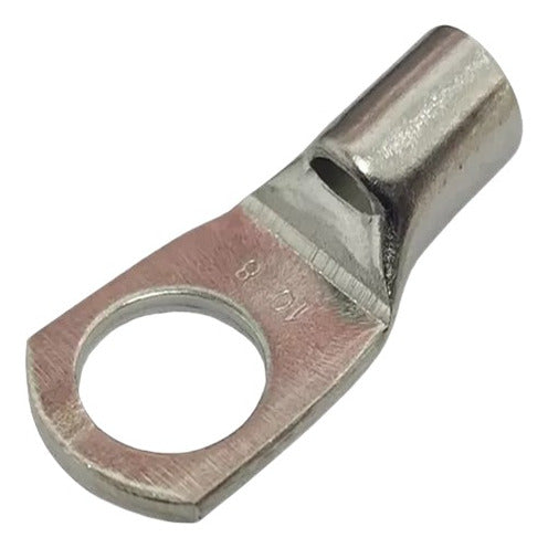 LCT 6mm² Tin-Plated Copper Bare Terminal /2 Ring 1/4" 0
