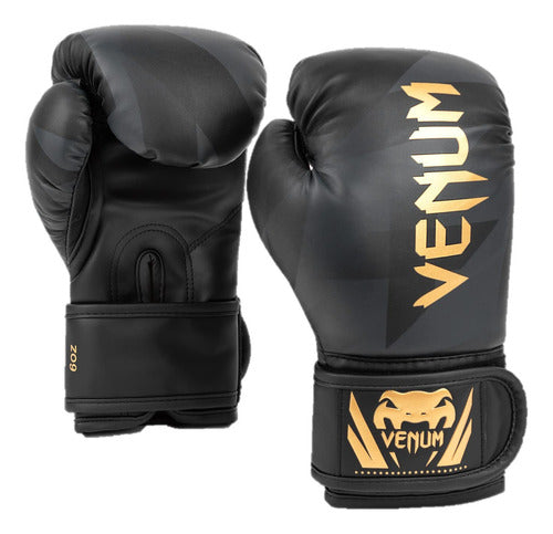 Venum Boxing Gloves Razor - For Kids, Black/Gold 0