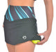 Sixzero Short Pollera Tenis Negra Azul 2