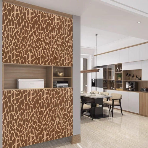 Le Monde Animal Print Giraffe Adhesive Wallpaper 0