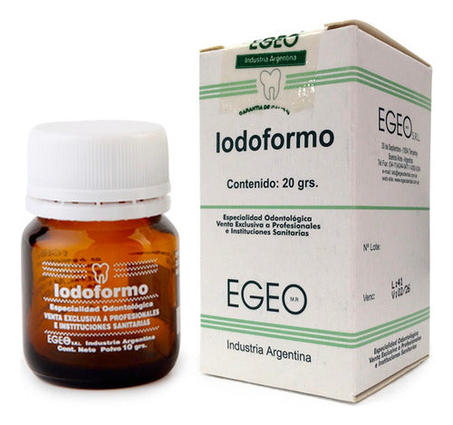 Iodoform 20g Jar Egeo Dental Odontology 0
