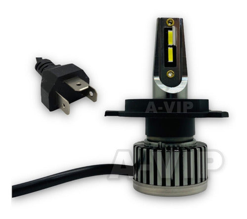 Lux Led Cree Led Moto R8 H4/HS1 Sin Cooler Alta/Baja Chip Csp A-VIP 1