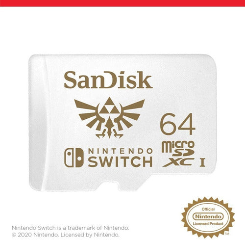 SanDisk Micro SD 64GB Official Nintendo Switch Memory Card 2